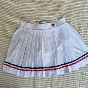 White Roland Garros Official Tennis Skirt